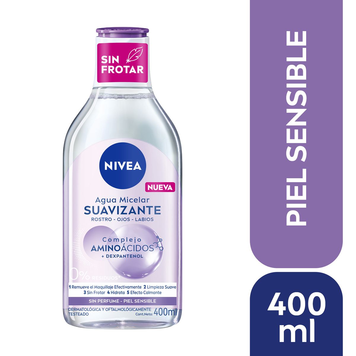 NIVEA - NIVEA Agua Micelar Suavizante Piel Sensible 400ml