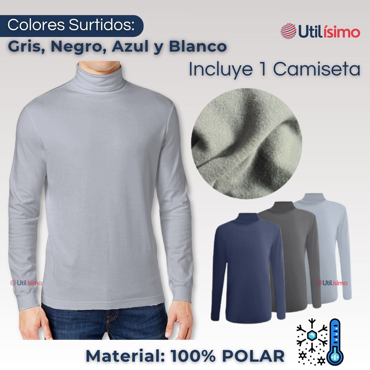 UTILISIMO - Camiseta Beatle Polar Juvenil  Colores Surtidos