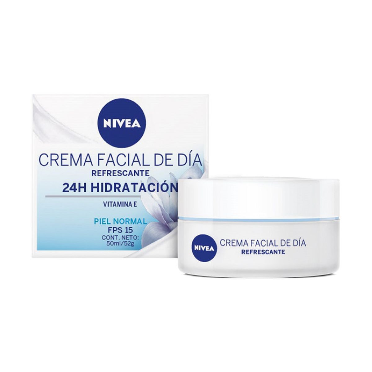 NIVEA - Crema Facial Hidratante Activa Día Nivea FPS15 50ml