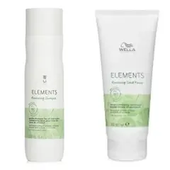 WELLA - Shampoo y Acondicionador Elements 250 y 200 ml