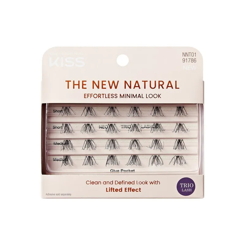 KISS - Pestaña Pack The New Natural Racimo Trio 01