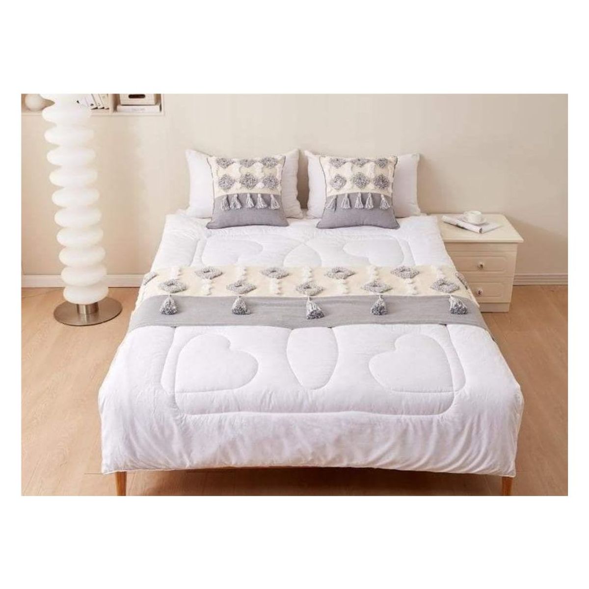 GENERICO - Juego de Piecera Bordada Bohó 2 Plazas 70 x 210 cm - Palermo…