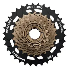 SHIMANO - Piñón Mf-tz500 Dorado 14-34 Dientes 7v dorado