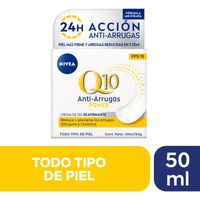 Crema Facial Antiarrugas Q10 Power Día FPS20 50ml