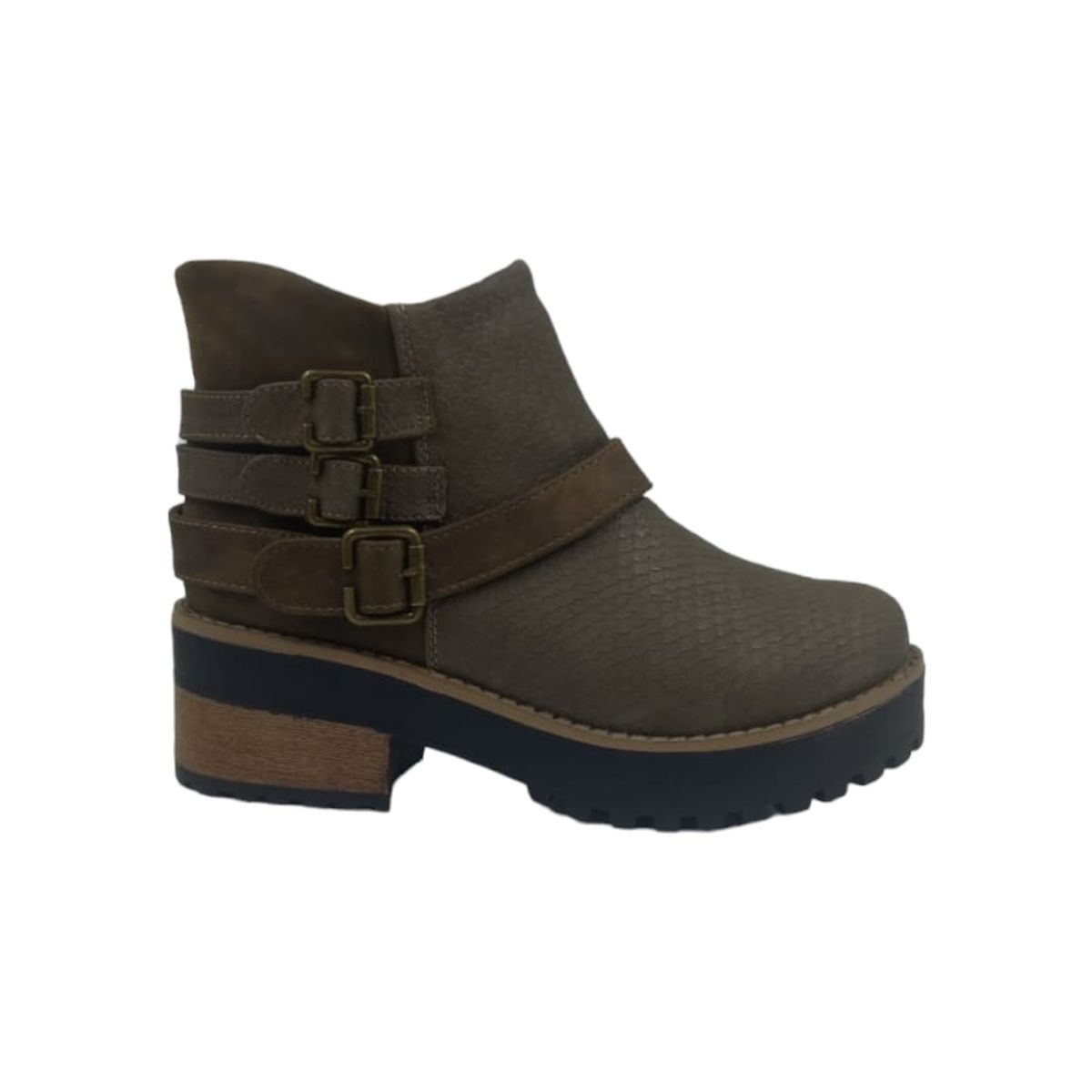 HERIEL - Botin Café Plataforma Mujer