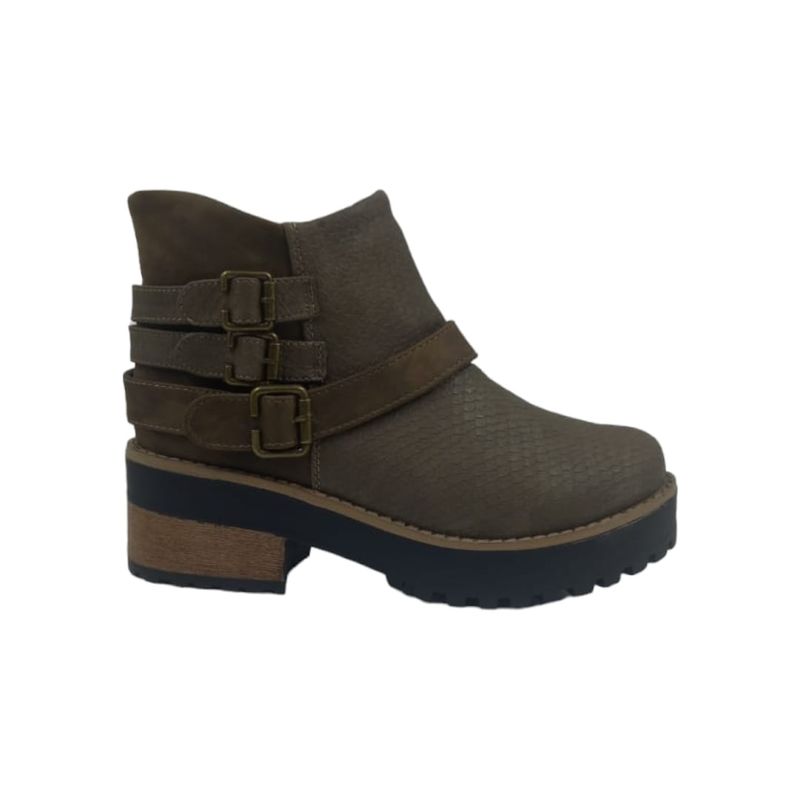 HERIEL - Botin Café Plataforma Mujer