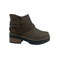HERIEL - Botin Café Plataforma Mujer