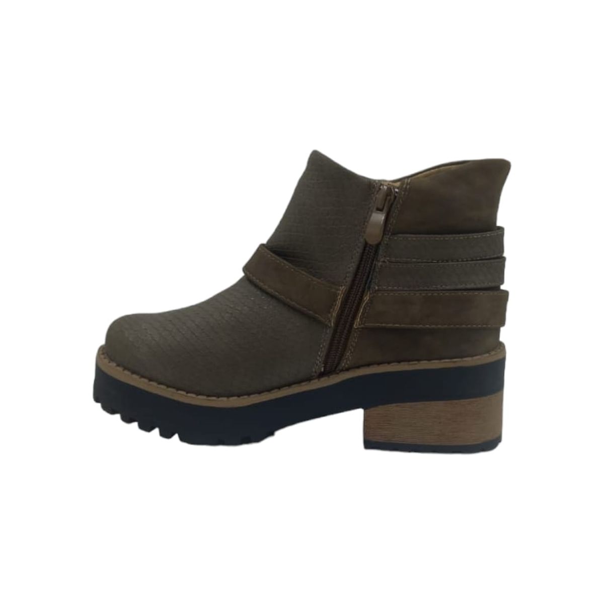 HERIEL - Botin Café Plataforma Mujer