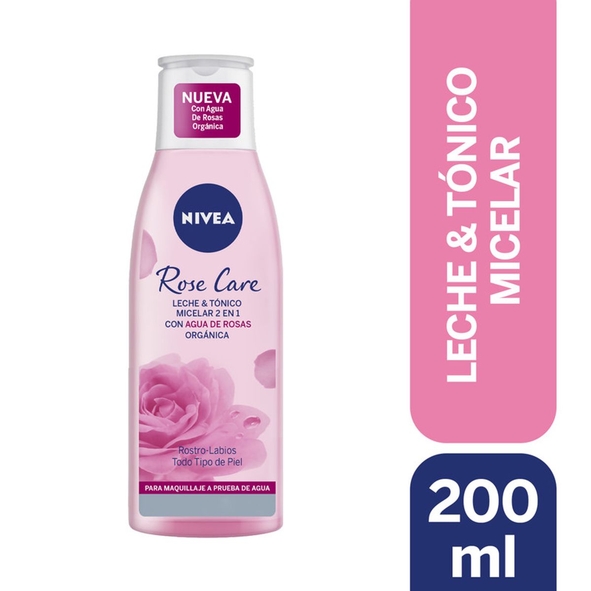 NIVEA - Leche & Tónico Micelar 2 En 1 Nivea Rose Care 200ml