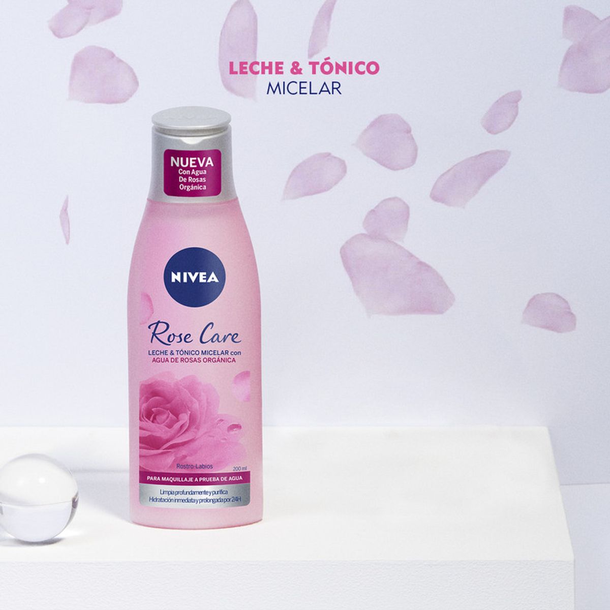NIVEA - Leche & Tónico Micelar 2 En 1 Nivea Rose Care 200ml
