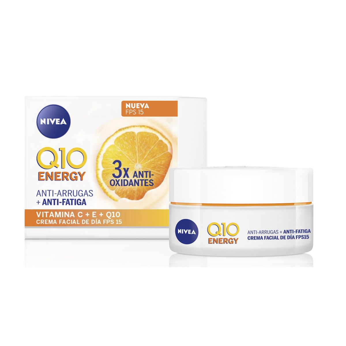 NIVEA - NIVEA Crema Facial Q10 Energy Día FPS15 50ml