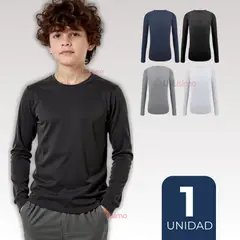 UTILISIMO - Camiseta Cuello Redondo Bambu Juvenil Colores Surtidos