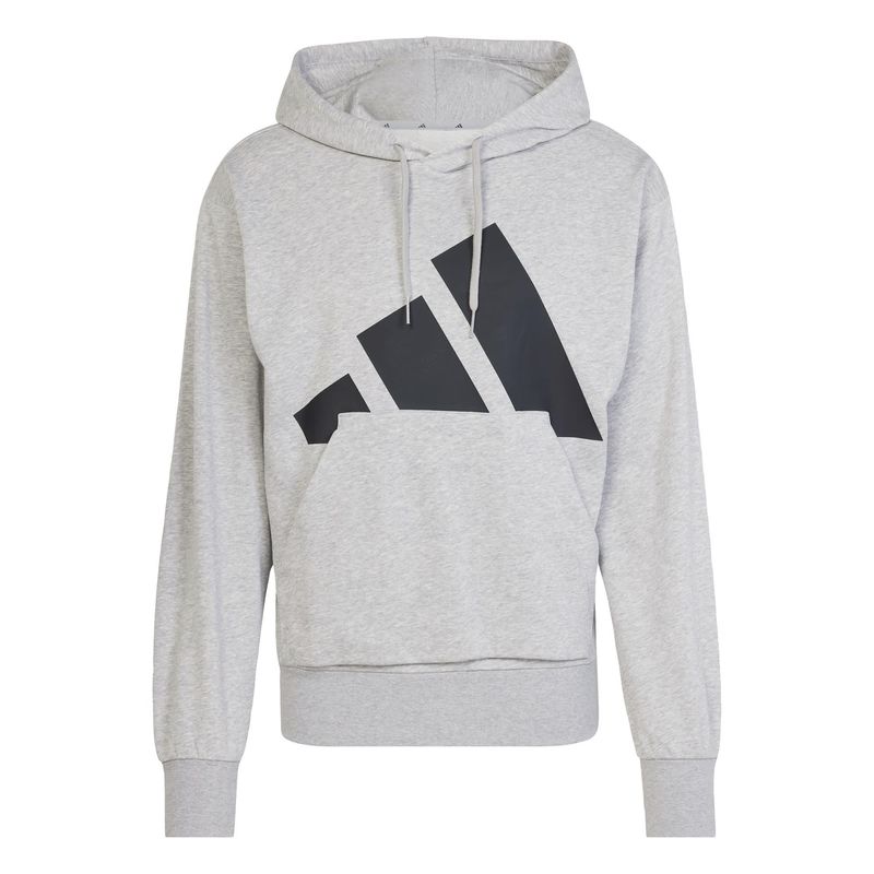 ADIDAS - Buzo con Capucha Essentials Logo Grande Felpa Francesa