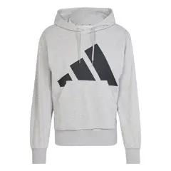 ADIDAS - Buzo con Capucha Essentials Logo Grande Felpa Francesa