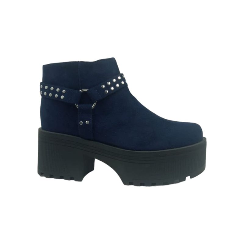 HERIEL - Botin Azul Plataforma Mujer