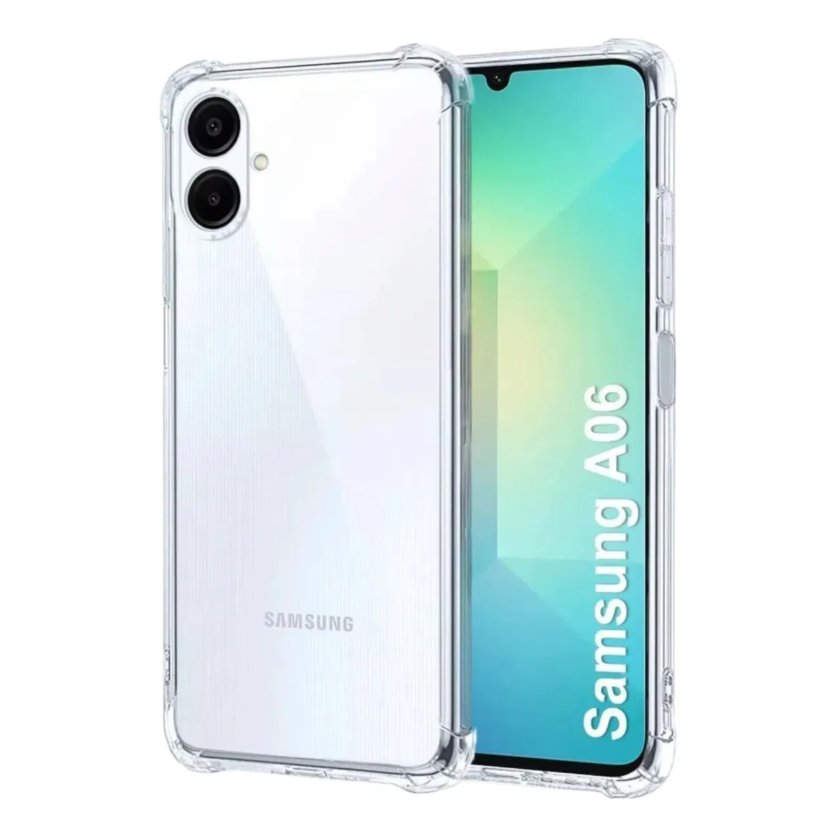 GENERICO - CARCASA TRANSPARENTE PARA SAMSUNG A06 PROTECTOR CAMARA