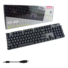 GAMEPRO - Teclado Pc Gamer Mecanico Gk-800 Con Luz RGB