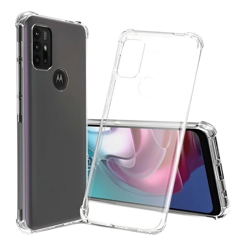 GENERICO - CARCASA TRANSPARENTE PARA MOTOROLA G10 G20 G30 PROTECTOR CAMARA