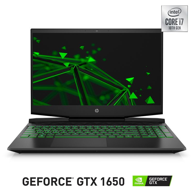 HP - Notebook Gamer 15-DK1022  Intel Core i7-10750H 8GB RAM + 16GB Intel Optane 256GB SSD NVIDIA GeForce GTX 1650 15.6"
