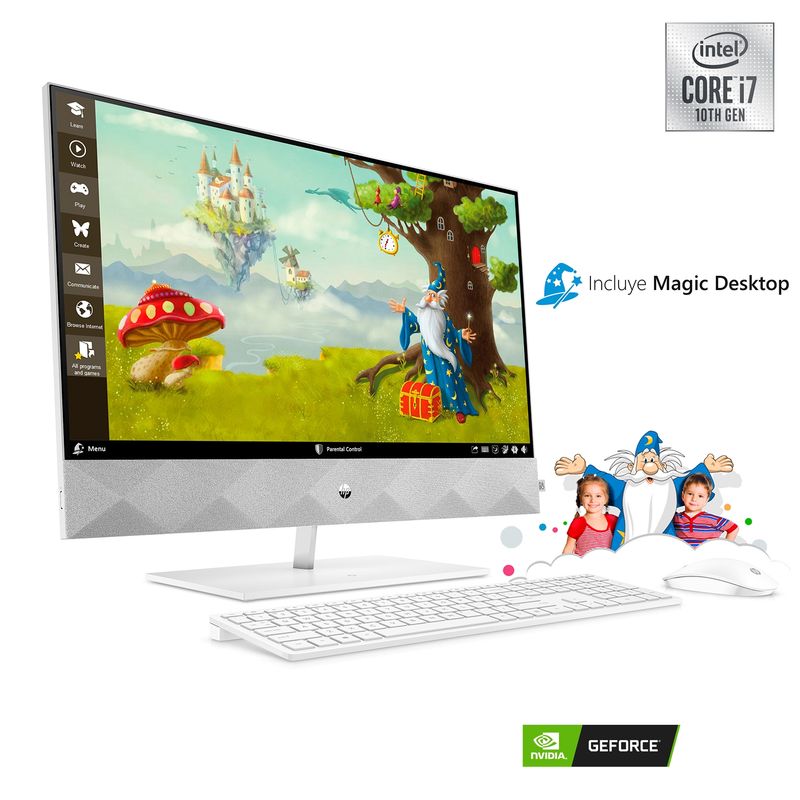 HP - All In One 27-D0000LA Intel Core i7-10700T 8GB RAM 2TB HDD NVIDIA GeForce MX 350 27"
