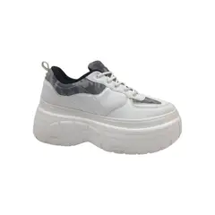 HERIEL - Zapatilla Blanca Plataforma Mujer