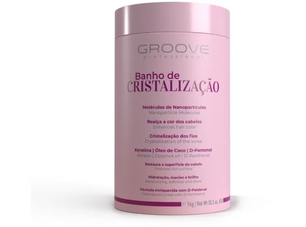 Tratamiento Capilar Bano de Cristalizacion Groove Brasil 1 kilo