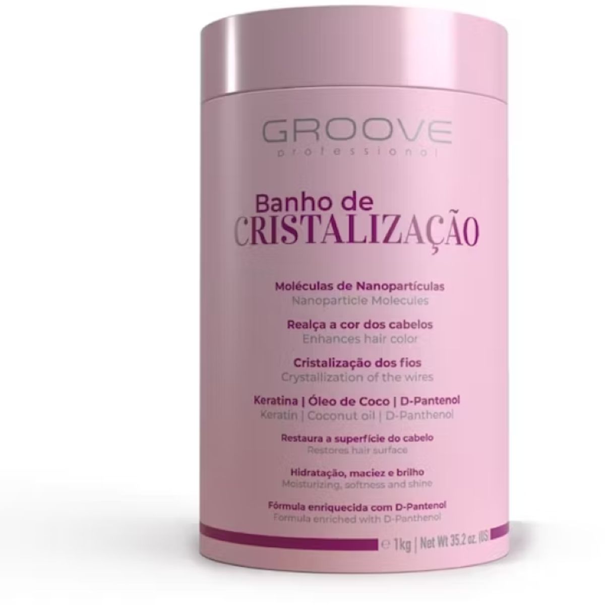 GROOVE PROFESIONAL - Tratamiento Capilar Baño de Cristalización Groove Brasil 1 kilo