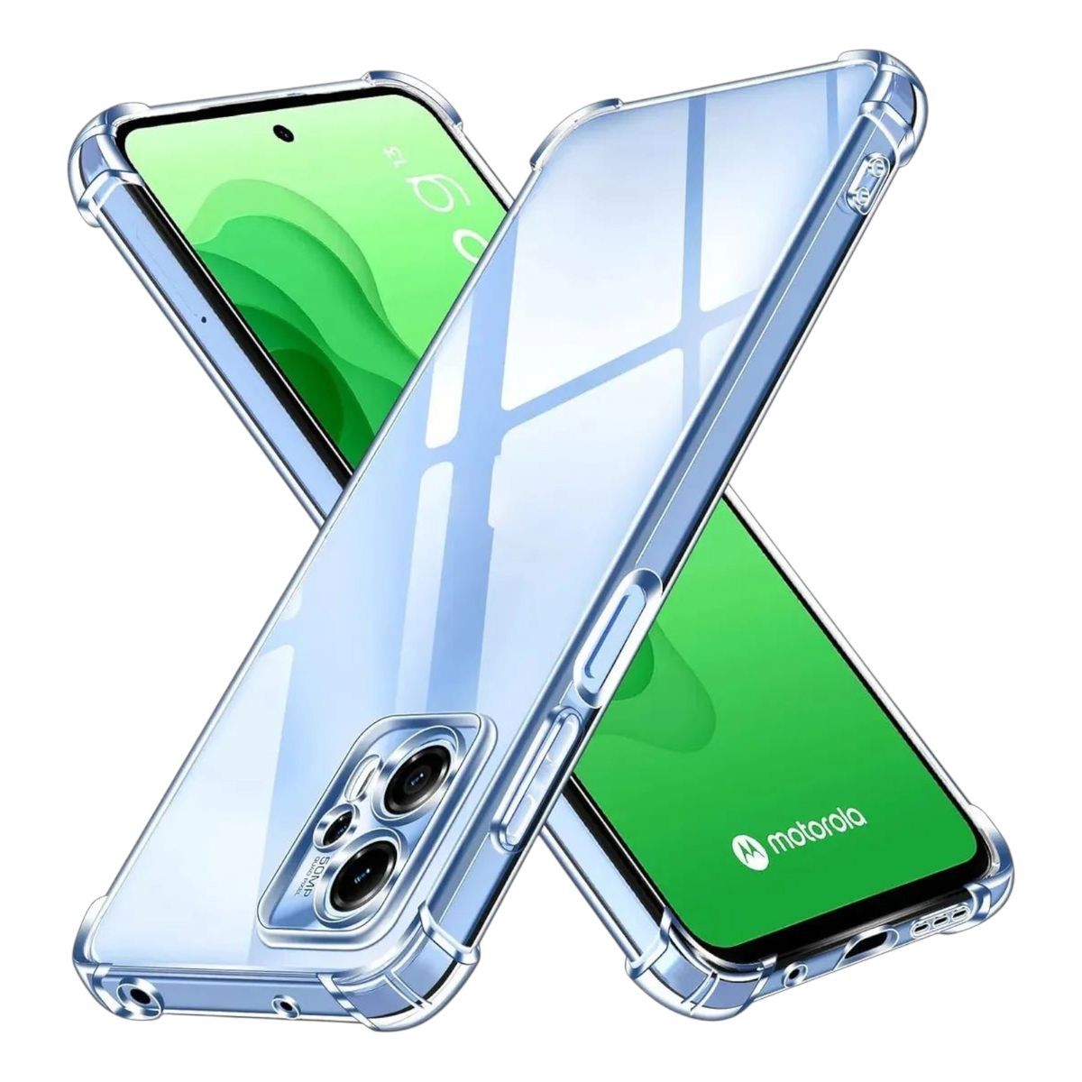 GENERICO - CARCASA TRANSPARENTE PARA MOTOROLA G23 PROTECTOR CAMARA
