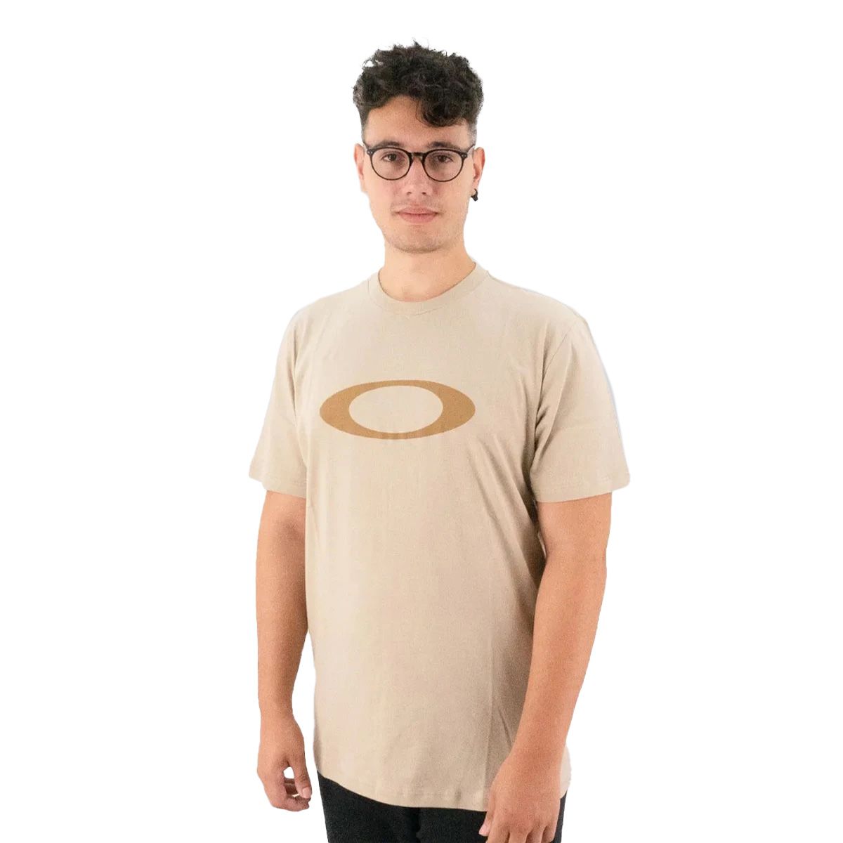 OAKLEY - Polera Hombre O-Ellipse Oakley Beige