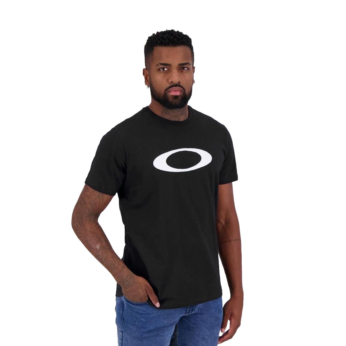 OAKLEY - Polera Hombre O-Ellipse Oakley Blackout