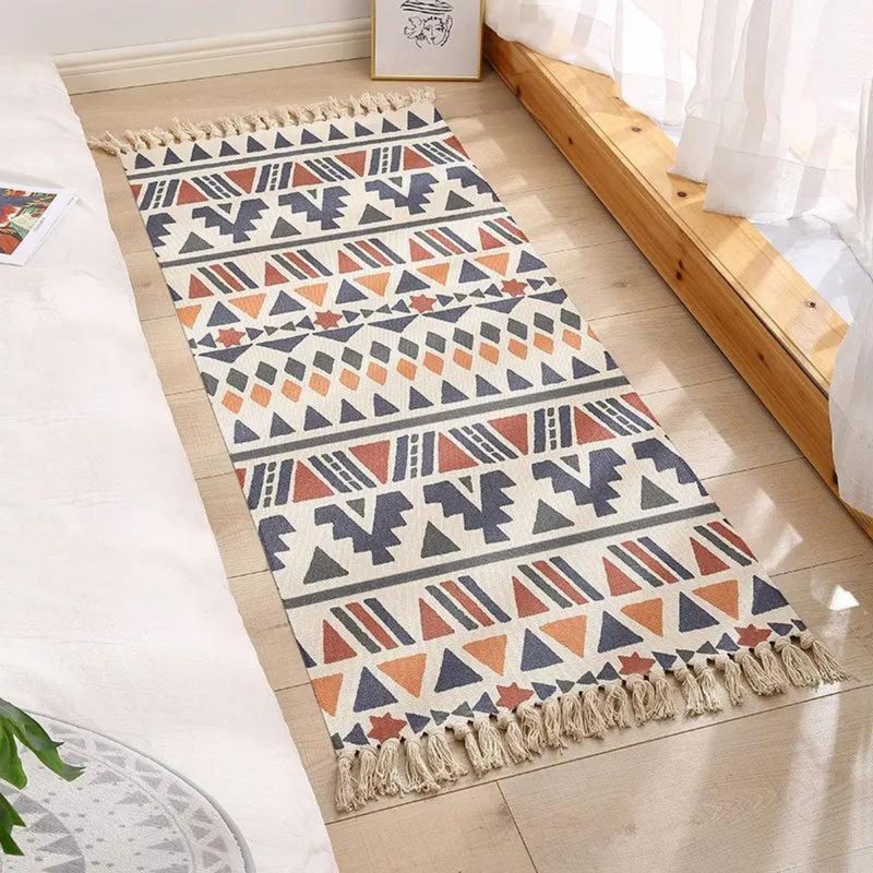 BOHEMIK - Alfombra estilo marroquí 110 cm x 60 cm