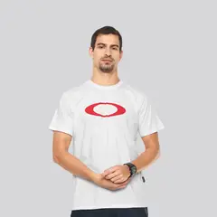 OAKLEY - Polera Hombre O-Ellipse White