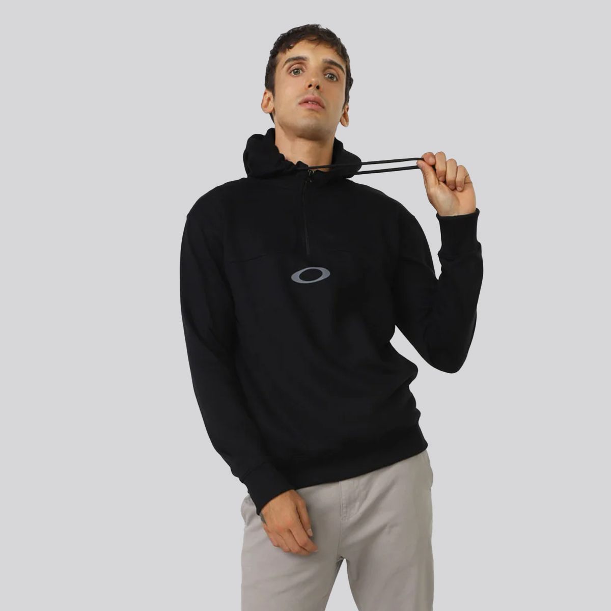OAKLEY - Polerón Hombre Half Zip Oakley Black