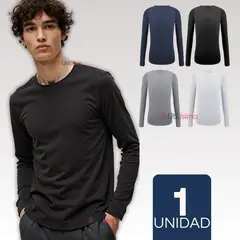 UTILISIMO - Camiseta Cuello Redondo Bambu Juvenil Colores Surtidos