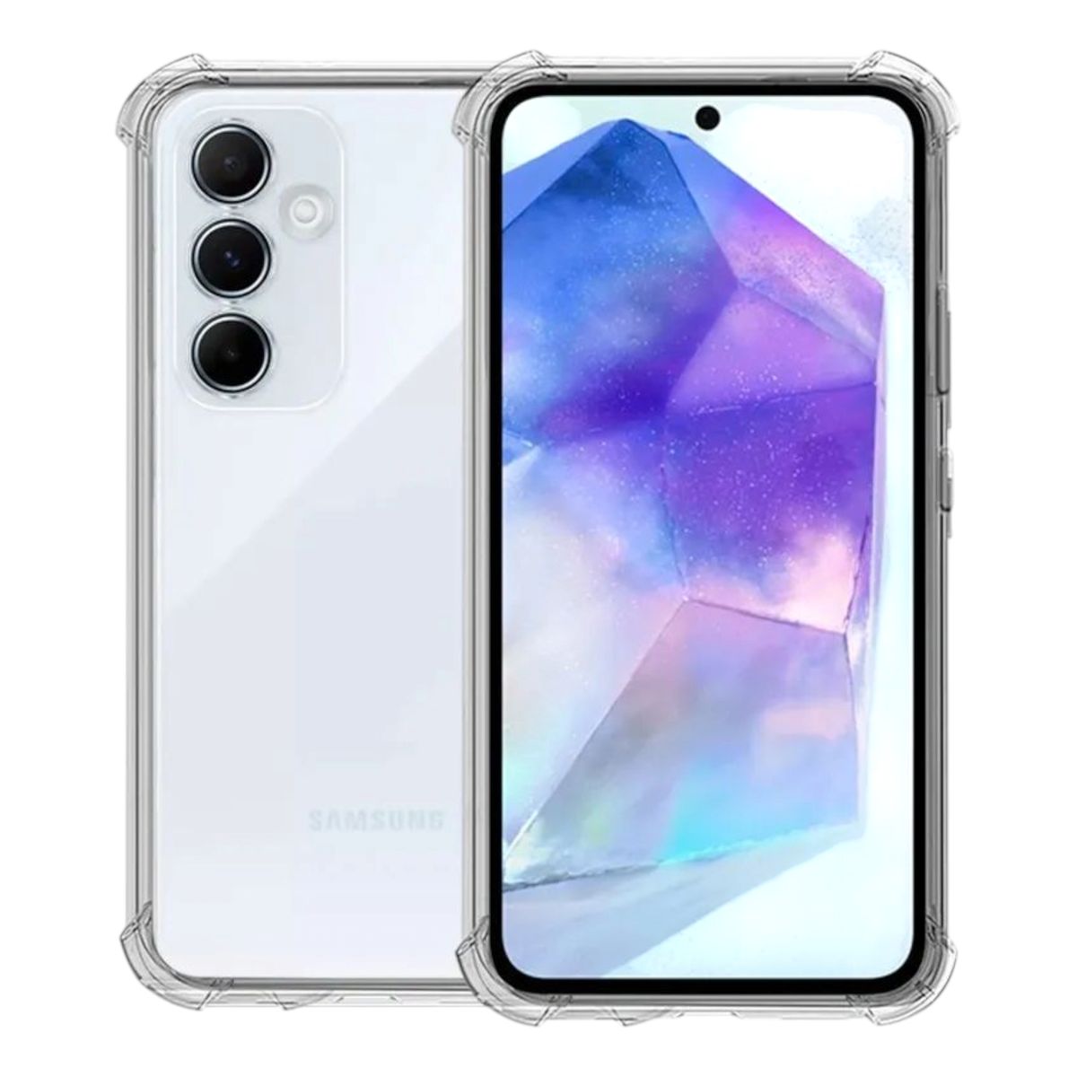 GENERICO - CARCASA TRANSPARENTE PARA SAMSUNG A55 PROTECTOR CAMARA