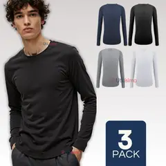 UTILISIMO - Camiseta Cuello Redondo Bambu Juvenil Colores Surtidos pack 3