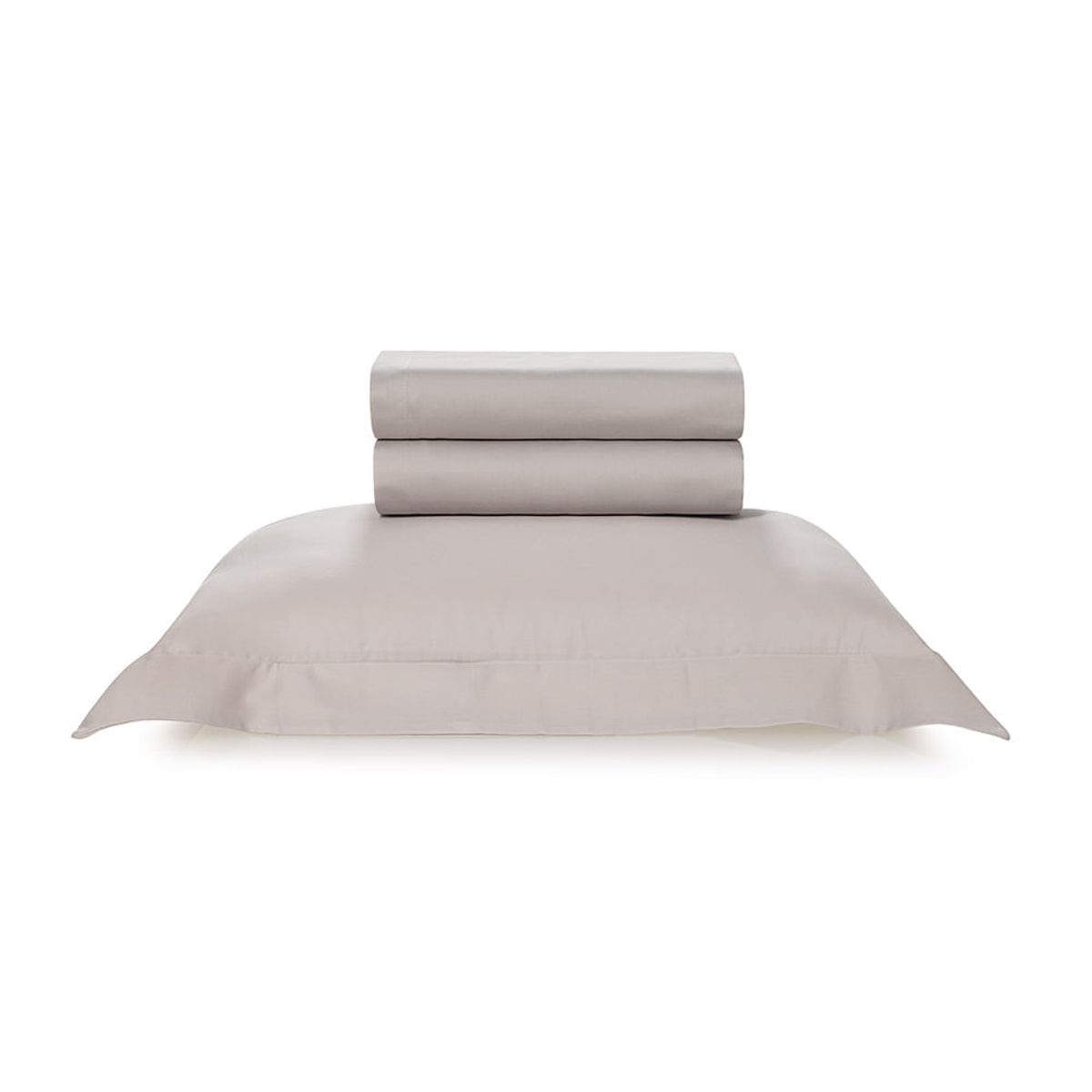 KARSTEN - Sábanas algodón egipcio 1.5 plazas 300 hilos Plata