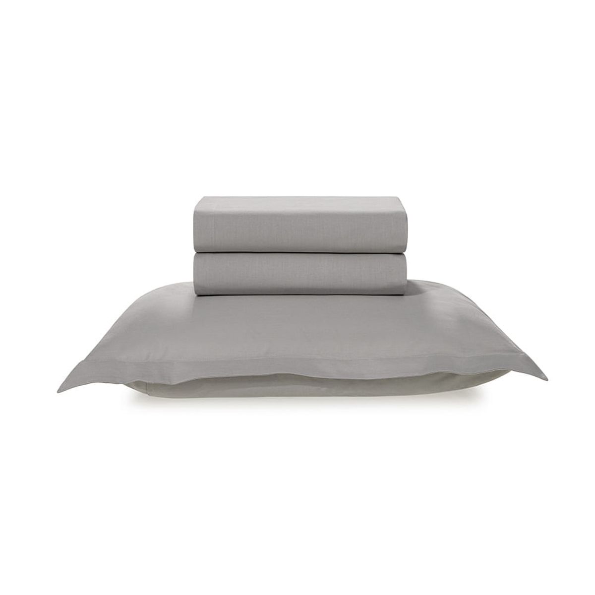 KARSTEN - Sábanas 1.5 plazas 100% algodón 200 hilos Titanio