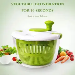 GENERICO - Escurridor Secador De Alimentos Centrifuga De Verduras Multifuncional