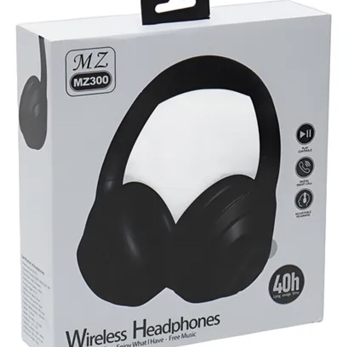 GENERICO - AUDIFONO CINTILLO BLUETOOTH MODELO MZ300 NEGRO