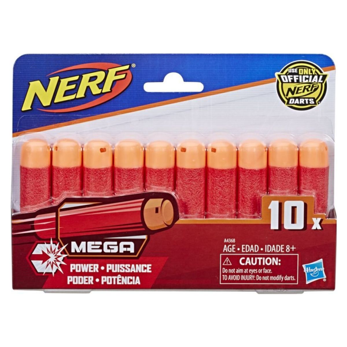 NERF - Nerf Mega Repuesto 10 Dardos