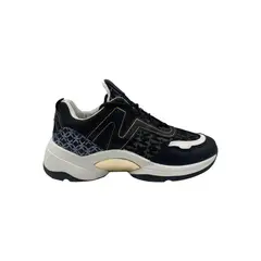 HERIEL - Zapatilla Negra Plataforma Mujer