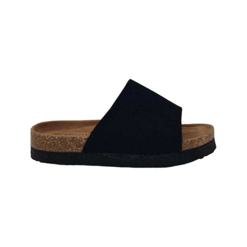 HERIEL - Sandalia Negra Plataforma