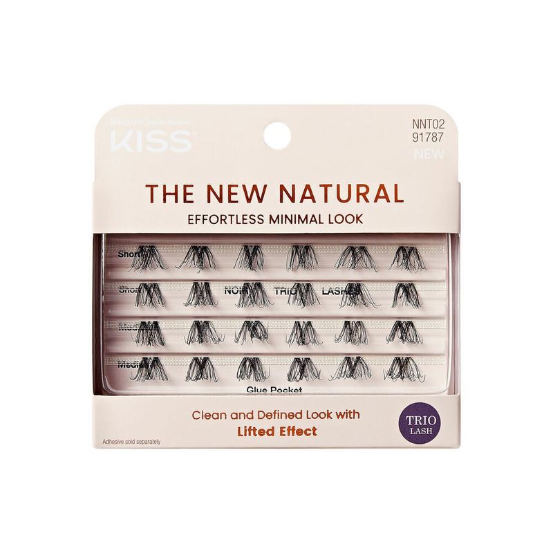 KISS - Pestaña Pack The New Natural Racimo Trio 02