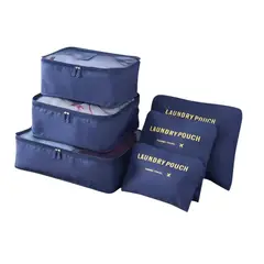 GENERICO - Bolsas De Viaje 6 En 1 Bolsas Organizadoras De Viaje Maleta Color Azul