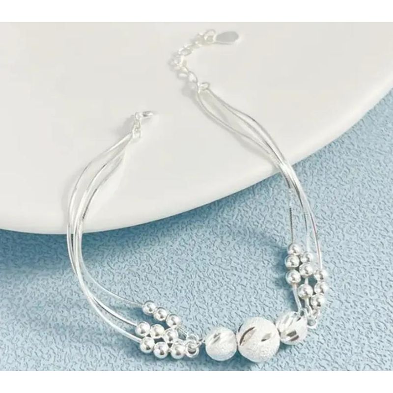 GENERICO - Pulsera Multinivel Bohemia en Plata Esterlina 925