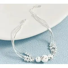 GENERICO - Pulsera Multinivel Bohemia en Plata Esterlina 925