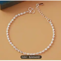 GENERICO - Pulsera Elegante de Plata Plateado 925