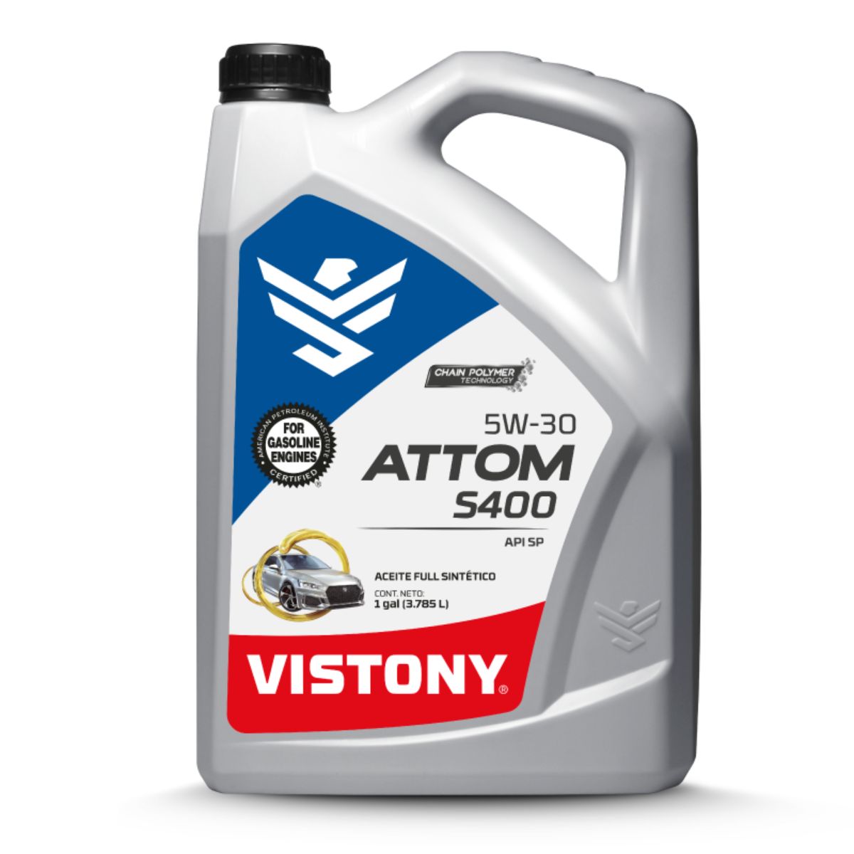 VISTONY - Aceite 5w30 100% Sintetico S400 1 Gal 3.78 Litros Vistony