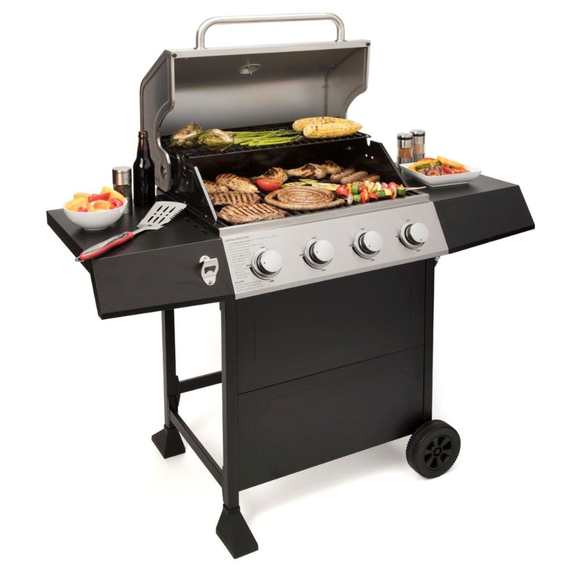 CUISINART - Parrilla a Gas de 4 Quemadores de Cuisinart